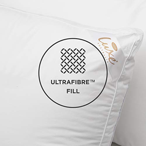 2PK Tontine Luxe Superior High & Firm Support Sleeping Pillow Cushion Rectangle