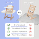 Catchy - The Food and Mess Catcher for The Stokke Tripp Trapp - Catchy Food Catching Accessory for Highchairs - Baby & Toddler Food Mat - High Chair Food Catcher - High Chair Accessories