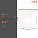 VEVOR Metal Access Panel for Drywall Ceiling, 24 x 24 Inch Plumbing Access Doors with Cam Latch Lock, Heavy-Duty Steel Wall Hole Cover, Easy Install Removable Hinged Panel for Wiring & Cables, Silver