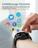 LIGE Smart Watch with Bluetooth Calls Voice Chat,Activity Tracker with 24/7 Heart Rate Sleep Monting,1.32"Full Touch Fitness Tracker IP67 Waterproof Step Counter Smartwatch for Android iOS Black