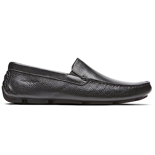 Rockport Men's Rhyder Venetian Loafer, Black, 10 US