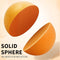 Silent Basketball, 2023 Silent Basketball Dribbling Indoor, The Handleshh Silent Basketball, Hushhandle Silent Foam Basketball, Indoor Training Foam Ball No Noise No Sound Basketball (18CM, Orange)