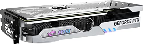 MSI Gaming GeForce RTX 4070 Ti 12GB GDRR6X 192-Bit HDMI/DP Nvlink Tri-Frozr 3 Ada Lovelace Architecture Graphics Card (RTX 4070 Ti Gaming X Trio White 12G)