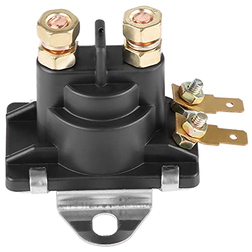 12V Starter Tilt Trim Pump Relay, Solenoid Relay Switch Starter Relay Solenoid Lawn Mower Starter Solenoid Compatible for Marine Outboard Boat Motor Engine