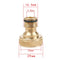 OTNE Hose Fittings Brass Garden Hose Expandable Stretch Hose Adaptors Universal Tap Connectors Set