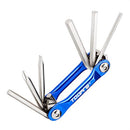 KIEVODE Bike Multi-Tool Mini Multitool Kit - 6 in 1 Lightweight Stainless Steel Tool With 3/4/5/6mm Hex Key and Phillips Screwdriver for Mountain Bicycle Road Bike MTB