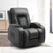 Electric Recliner Massage Chair PU Leather Rocking Armchair Sofa Heated Seat 360 Swivel Black