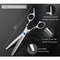 Dog Grooming Scissors Kit with Safety Round Tips, Stainless Steel Professional Dog Grooming Shears Set - Thinning, Straight, Curved Shears and Comb for Long Short Hair for Dog Cat Pet