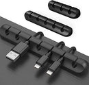 Cable Clips Cord Management Organizer-Cord Organizer Holder for Desk - Self Adhesive Cable Holder Clip - Advoxe Electrical Cable & Wire Management - Charger Cord Holder – Cable Organizer for Mouse, Laptop, PC and USB Charging