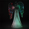 Gifts 4 All Occasions Limited SHATCHI-1017 Novelty 21cm LED Light Up Angel Colour Changing Lights Christmas Xmas Home Decoration Gifts Present, Multi