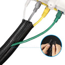 1/2" x 3 Meter Cable Sleeve, Wire Protector Cable Wrap Cover,Cable Organizer for Desk PC TV Computer, Cord Management for Home Office