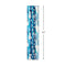 Hallmark Blue Foil Christmas Wrapping Paper with Cut Lines on Reverse (3 Rolls: 60 sq. ft. TTL) Snowmen, Snowflakes, Christmas Trees