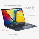 ASUS VivoBook 15 Business Laptop, 15.6” FHD Touch Display, 12th Gen Intel Core i7-1255U, 16GB RAM, 1TB PCIe SSD, Backlit KB, Keypad, Webcam, WiFi 6, USB-C, PDG HDMI Cable, US Version KB, Win 11 Pro