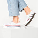 Converse Women's 564981c Plimsolls, White Red Blue, 6 UK, White Red Blue, 8.5 US