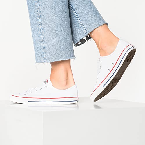 Converse Women's 564981c Plimsolls, White Red Blue, 6 UK, White Red Blue, 8.5 US