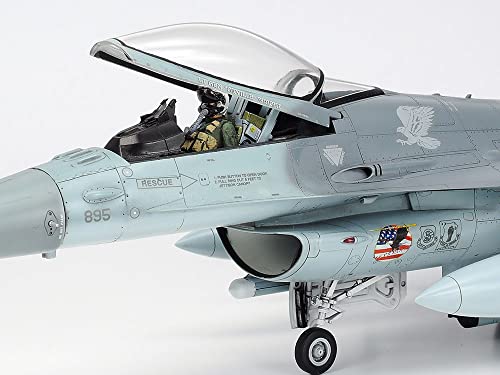 Tamiya 1:48 Scale F-16CJ Block 50 Fighting Falcon Aircraft Model Kit