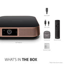 ViewSonic M2 Full HD Smart LED Portable Projector with Harman Kardon Speakers Metallic Bronze