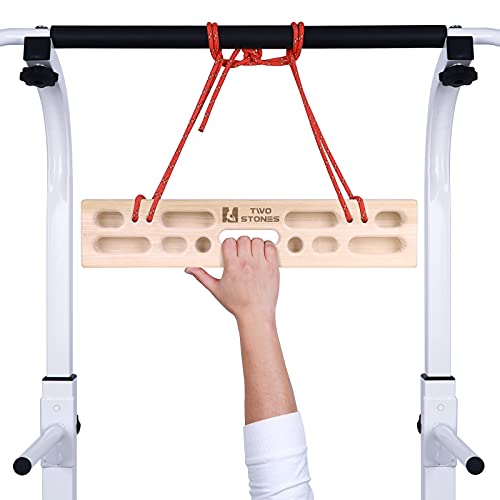 TWO STONES Portable Hangboard Rock Climbing | Climbing Hangboard as Hang Boards for Climbing Training Indoor and Outdoor