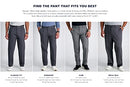 Haggar Men's Cool 18 Flat Front Pant Reg. and Big & Tall Sizes, Black, 44W x 32L