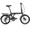 CyclingDeal Folding Bike Foldable Bicycle with 7 Speed Shimano Gears 20-inch Aluminium Wheels Easy Folding City Bicycle with Disc Brake, Rear Carry Rack, Front and Rear Fenders