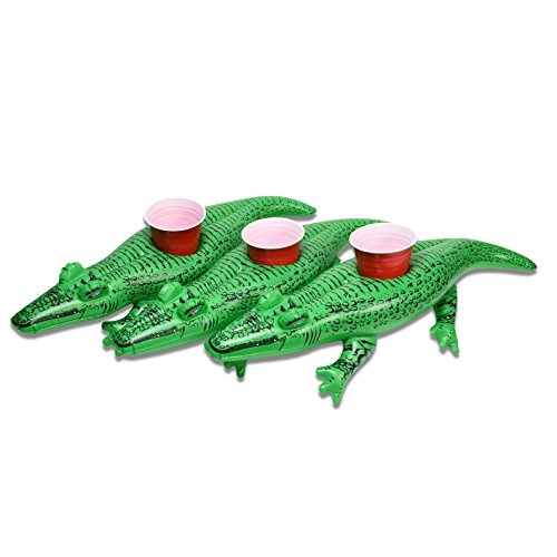 GoFloat Df-03-Gator GoFloat Inflatable Alligator Drink Holders