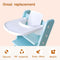 Baby High Chair Tray Compatible with Stokke Tripp Trapp Chair, Tripp Trapp Tray Replacement, Easy to Installa & Clean, BPA-Free Plastic, Suitable for Toddlers Aged 6-36 Months, White Baby Feeding Tray