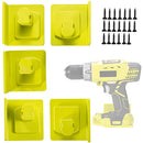 5 Packs Tool Holder Dock Mount for Ryobi 18V Drill Tools Holder Hanger