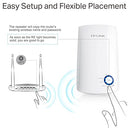 TP-Link TL-WA850RE N300 Universal Range Extender, Broadband/Wi-Fi Extender, Wi-Fi Booster/Hotspot with 1 Ethernet Port, Plug and Play, Built-in Access Point Mode, UK Plug, White (UK Version)