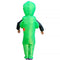 Scary Halloween Green Alien Inflatable Kid Costume Blow Up Suits Party Dress