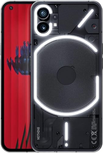 Nothing Phone (1) 5G Dual 256GB + 8GB RAM Black - Glyph Interface, 50 MP Dual Camera, 6.55” 120Hz OLED Display