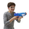 NERF Elite - Reflex Blue Disruptor Blaster - Rotating Drum - 6 Official Nerf Elite Darts - Slam Fire Action - Amazon Exclusive - Outdoor Games and Toys for Kids - Boys and Girls - F2697 - Ages 8+, Multicolour, One Size