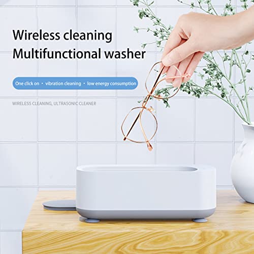 Ultrasonic Cleaner 300ML Professional Jewelry Cleaner Portable Ultrasonic Cleaning Machine for Glasses Jewelry Rings Necklaces Coin Watches Dentures