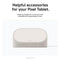 Google Pixel Tablet with Charging Speaker Dock (International Version) Wi-Fi + Bluetooth - 128GB Storage + 8GB RAM Android OS (White)