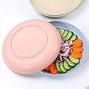 10 inch Unbreakable Dinner Plate-Reusable Plate Set and Microwave Safe-BPA-Free Sturdy Tableware-Perfect Choice for Fruit Platter, Dinner, Dishes. (Color Mixing)