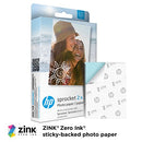 HP Sprocket Portable 2x3 Instant Photo Printer (Luna Pearl) Zink Paper Bundle