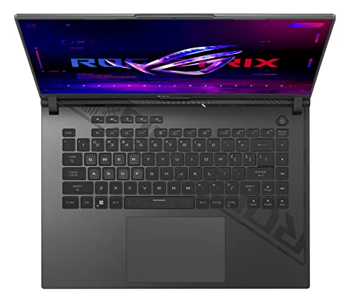 ASUS ROG Strix G16 Laptop, 16-inch, Windows 11 Home, Intel Core i5-13450HX Processor, 512GB SSD, 8GB RAM, NVIDIA GeForce RTX 4050 6GB GDDR6 Graphics, Eclipse Gray, G614JU-N3092W