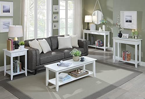 Convenience Concepts American Heritage Coffee Table, White