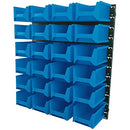 Draper 06797 Storage Bin Set (24 Pieces) , Blue