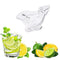 Wanfoou 5 Pcs Lemon Juicer Squeezer, Lemon Squeezer Lemon Juicer Clip, Acrylic Manual Lemon Slice Squeezer Convenient Fruit Juicer for Home Kitchen(Transparent)