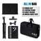 GLEAM Sheet Music Stand - 5 in1 Desktop Book Stand Metal with Carrying Bag Folder and Clamp