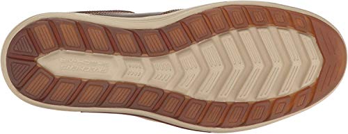 Skechers Men's Porter Vamen Slip-On Loafer, Brown, 12 US