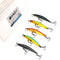 WANBY Fishing Lures Proven Explosive Color Special Minnow Swimbait Vibrating Jigging Freshwater Saltwater Fishing Lures with Hook Fishing Tackle for Trout Bass Salmon