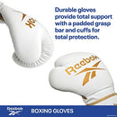 Reebok Unisex's Boxing Gloves-14oz-Gold/White, Gold/White, 14 oz
