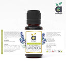 Anveya Bulgarian Lavender Essential Oil, 100% Natural, Pure & Undiluted, 15ml, Best For Hair, Skin, Face, Diffuser, Calm Sleep & Massage