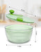 Avitong Salad Spinner,Easy to Clean Lettuce Spinner with Bowl, Vegetable Washer Dryer Dishwasher Safe Ideal for Vegetables and Fruits, BPA Free,4L