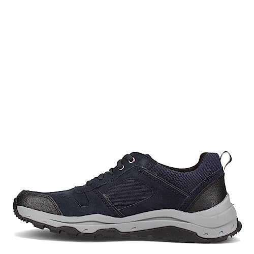 ROCKPORT Men's Birchfield Ubal Sneaker, New Dress Blues, 12 US Wide