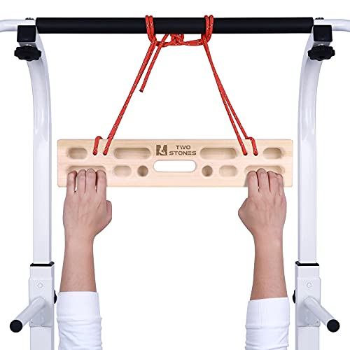 TWO STONES Portable Hangboard Rock Climbing | Climbing Hangboard as Hang Boards for Climbing Training Indoor and Outdoor