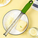 (Zester) - Sunkuka Pro Citrus Lemon Zester & Cheese Grater Stainless Steel - Ginger,Garlic,Potato Nutmeg,Chocolate Zester with Cover and Cleaning Brush