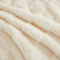 PU MEI Luxury Faux Fur Rabbit Fur Throw Blanket White 60"*80",Soft Plush Reversible Sherpa Blankets,Twin Fuzzy Elegant Blanket Thick Throws for Bed,Comfy Bedding Accent Blankets for Sofa Couch Chair