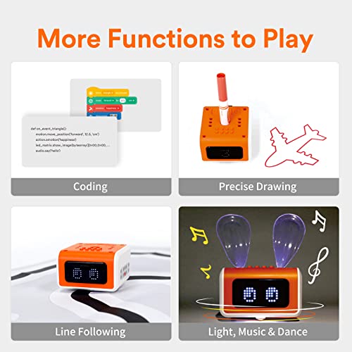 Matatalab VinciBot Coding Robot for Kids 8-12, STEM Educational Toy, Scratch & Python Programming Robot with Remote Controller, AI Smart Robot Gift for Boys & Girls, Ages 8+